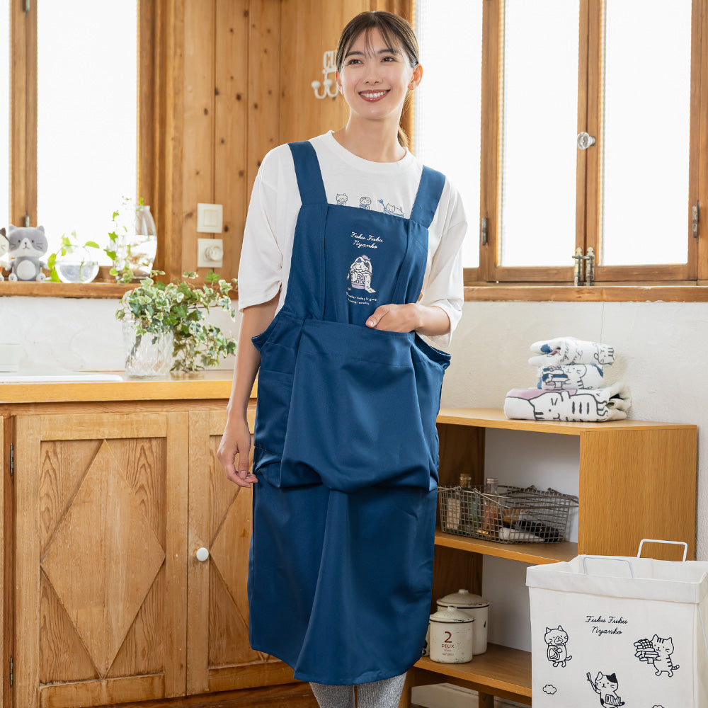預購|FukuFukuNyanko 貓貓部屋打掃多用途圍裙