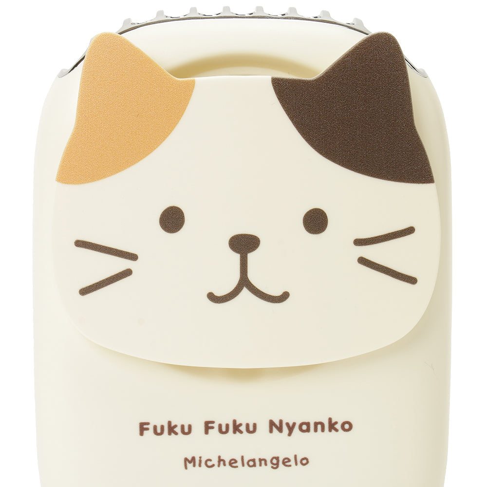 現貨發售|夏日無敵可愛|FukuFukuNyanko 貓貓 3-WAYS掛頸座檯掛腰充電式風扇