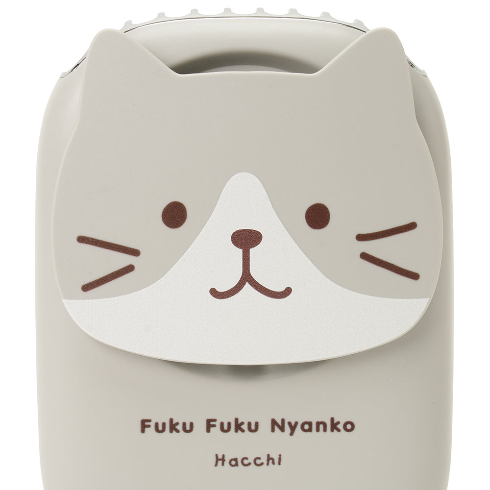 現貨發售|夏日無敵可愛|FukuFukuNyanko 貓貓 3-WAYS掛頸座檯掛腰充電式風扇