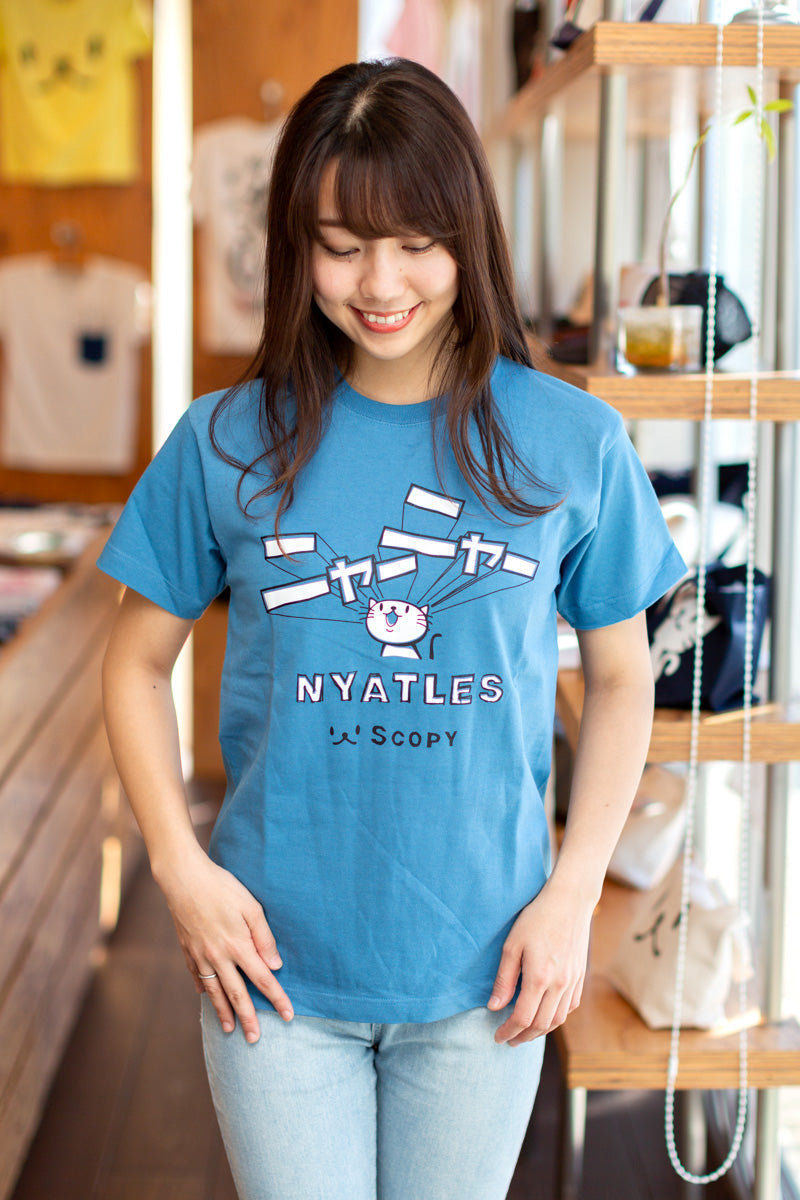 預購|貓奴至愛|NYATLES 喵喵叫純棉短袖 T-SHIRT