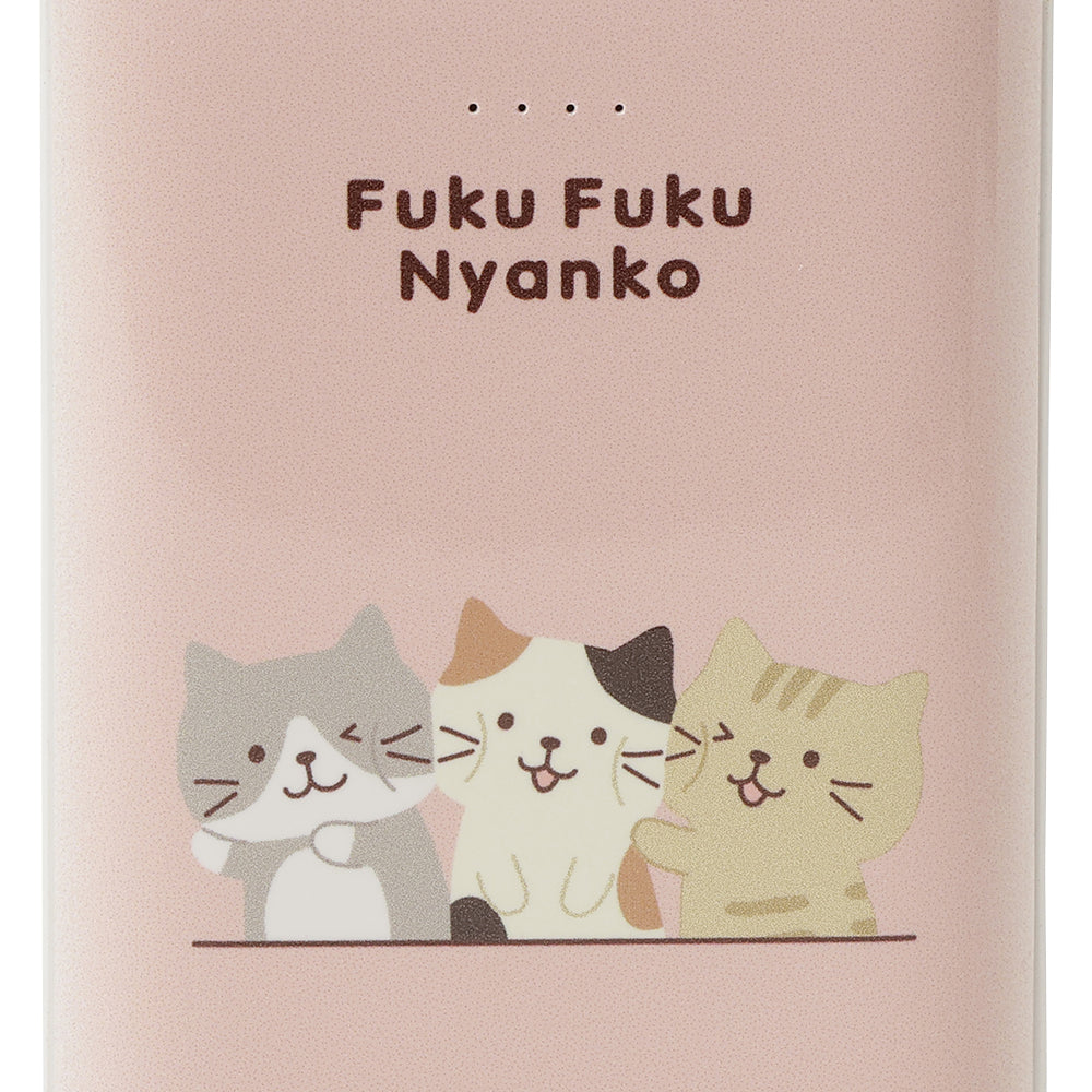 預購|FukuFukuNyanko 貓貓家族 10000mAh超大容量流動充電池