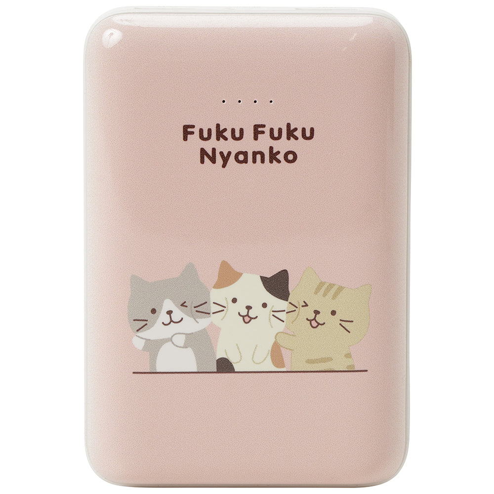 預購|FukuFukuNyanko 貓貓家族 10000mAh超大容量流動充電池