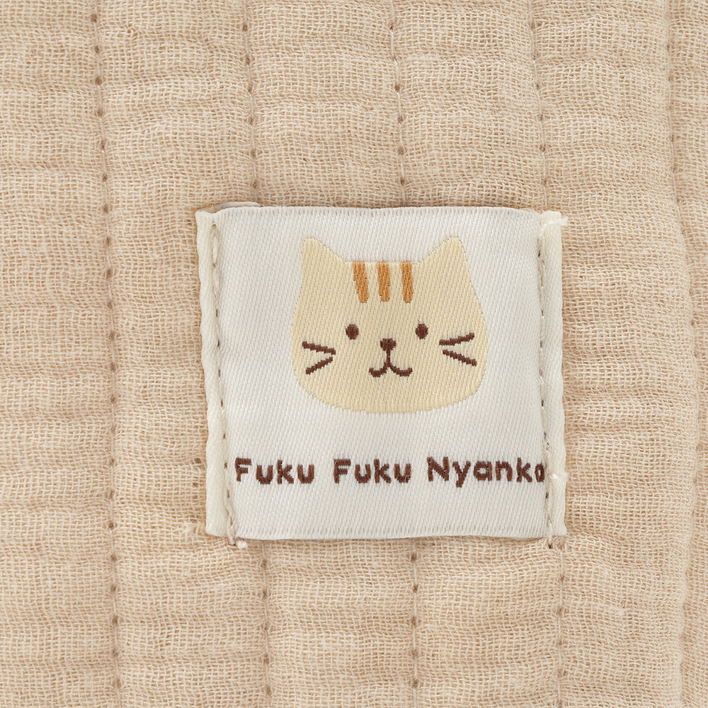 預購|🇯🇵日本直送《FukuFukuNyanko 棉質間條大容量TOTE袋》