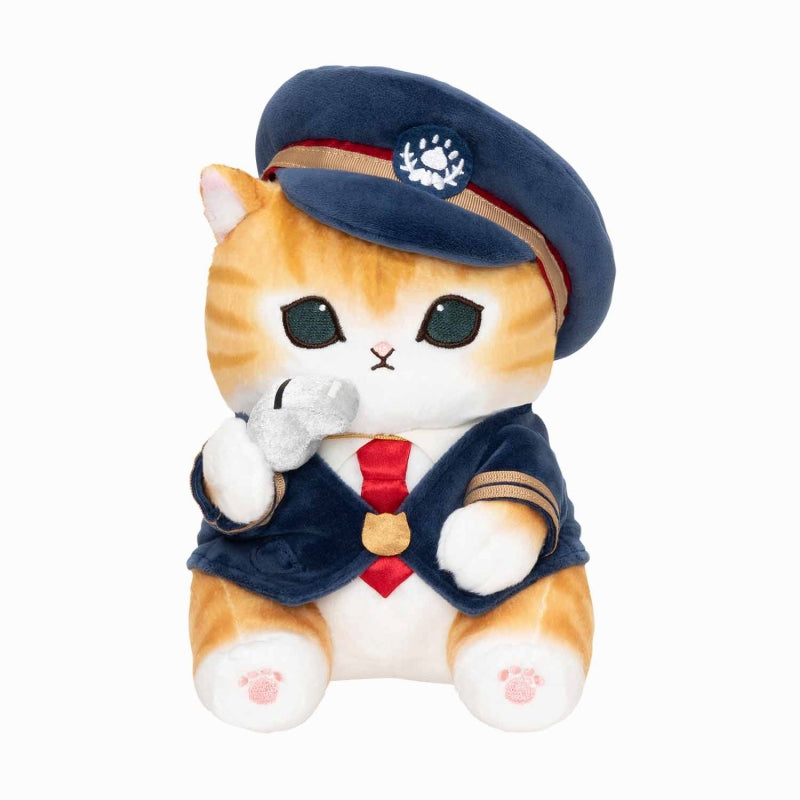 預購|🇯🇵日本直送《mofusand軟綿綿貓貓列車站長公仔》