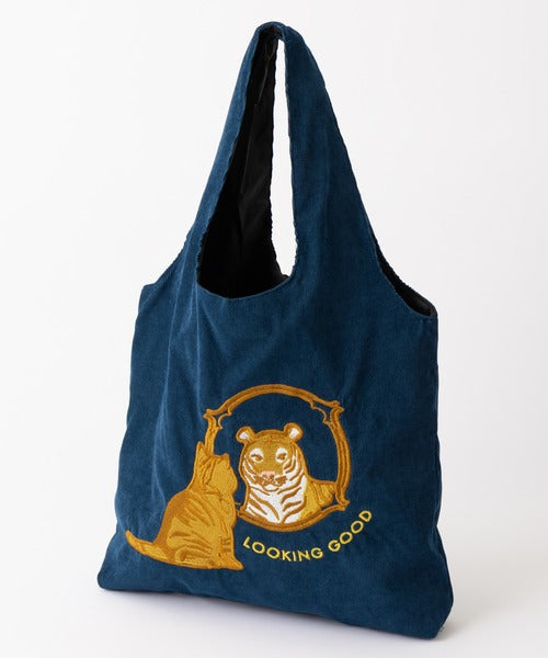 預購|Jubilee 北歐風格貓咪刺繍 TOTE 袋
