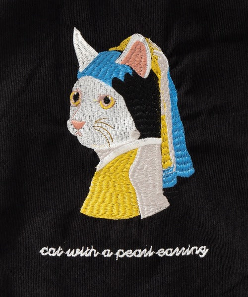 預購|Jubilee 北歐風格貓咪刺繍 TOTE 袋