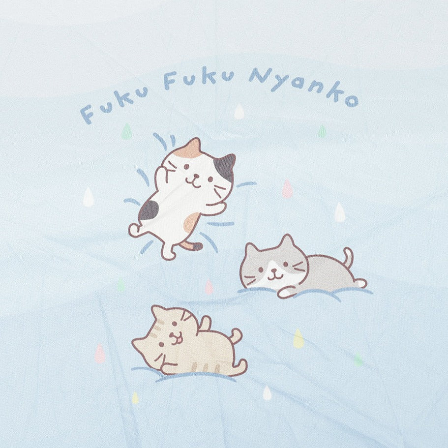 預購|FukuFukuNyanko 貓貓家族晴雨兼用雨傘