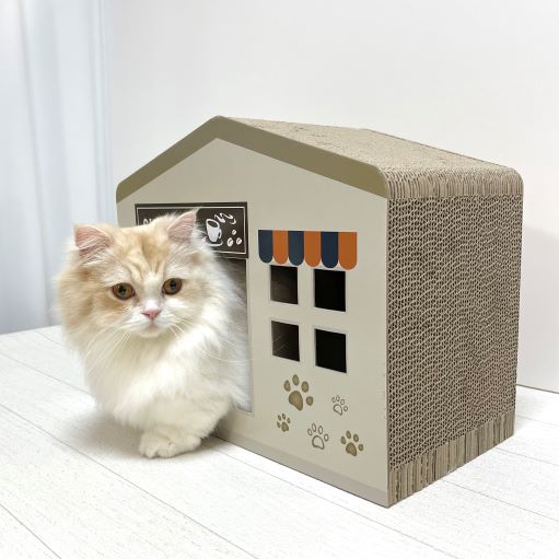 預購|貓之CAFE 豪華貓屋連貓抓板