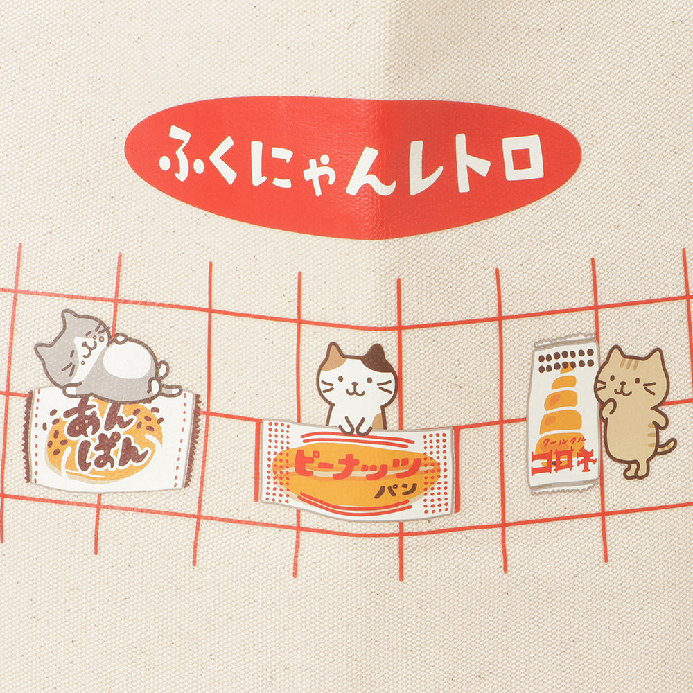 預購 | FukuFukuNyanko 貓貓開餐 A4 帆布TOTE袋