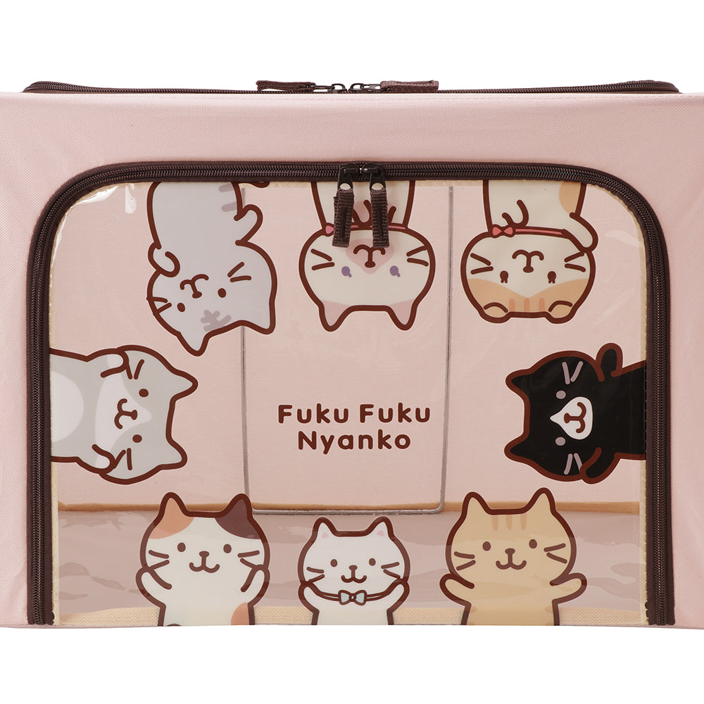 預購|FukuFukuNyanko 貓貓家族可摺疊收納箱