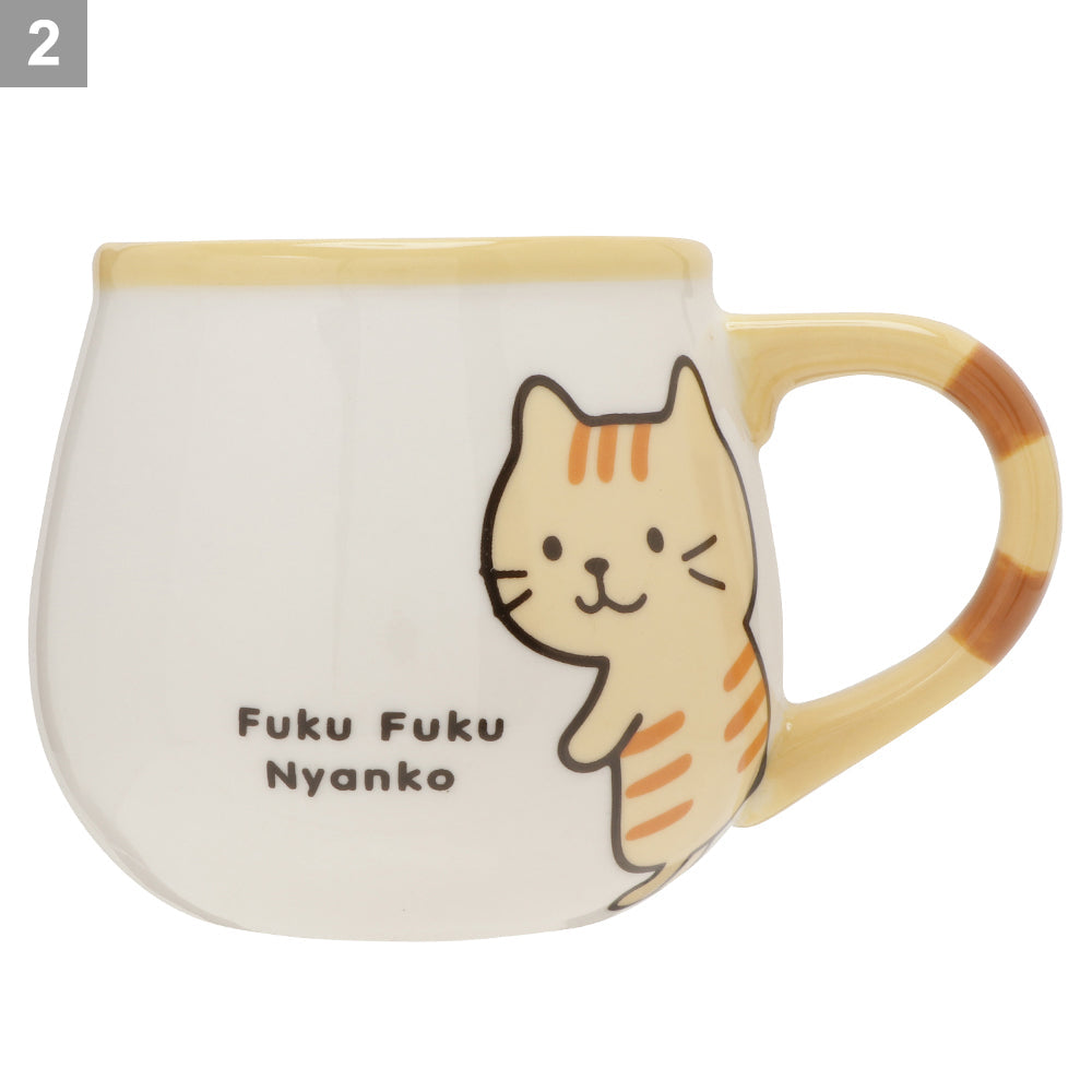 預購|FukuFukuNyanko貓貓可愛尾巴手握咖啡杯