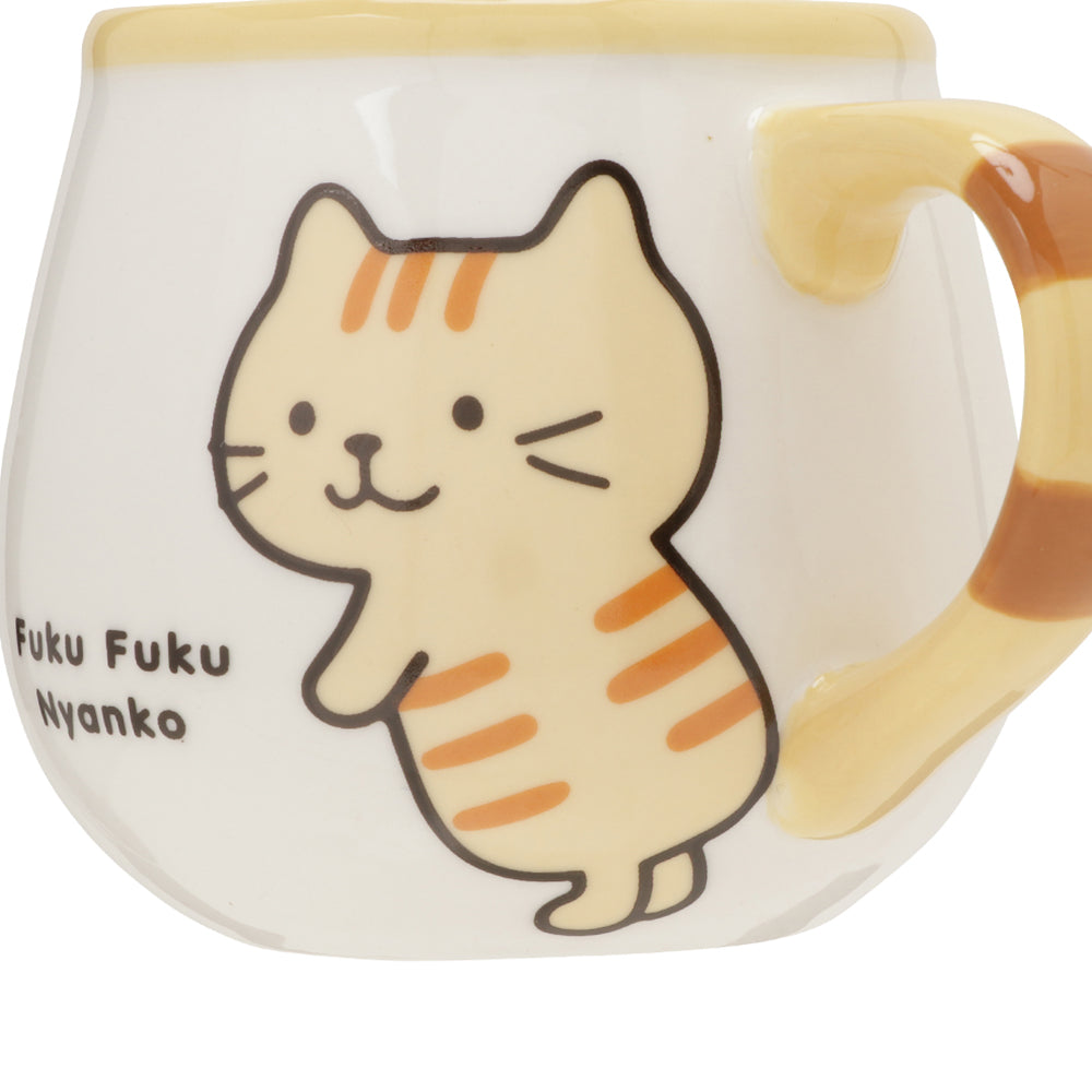 預購|FukuFukuNyanko貓貓可愛尾巴手握咖啡杯