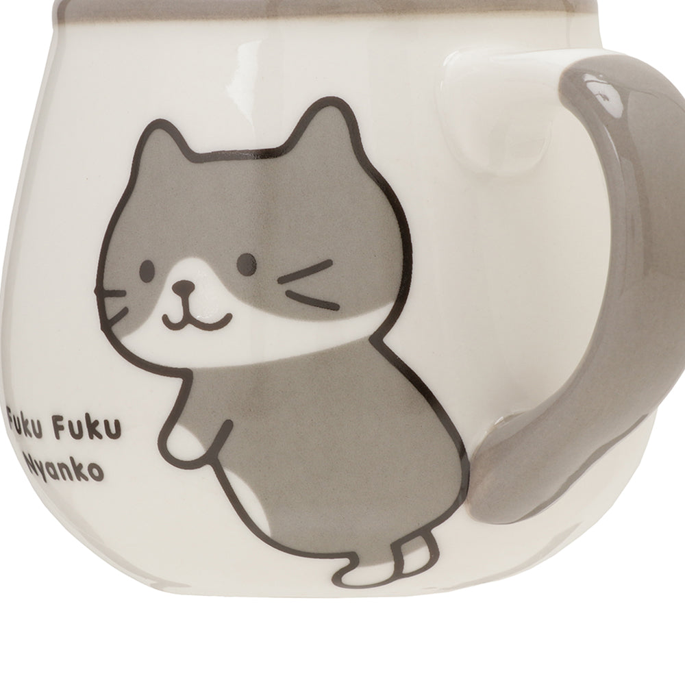 預購|FukuFukuNyanko貓貓可愛尾巴手握咖啡杯