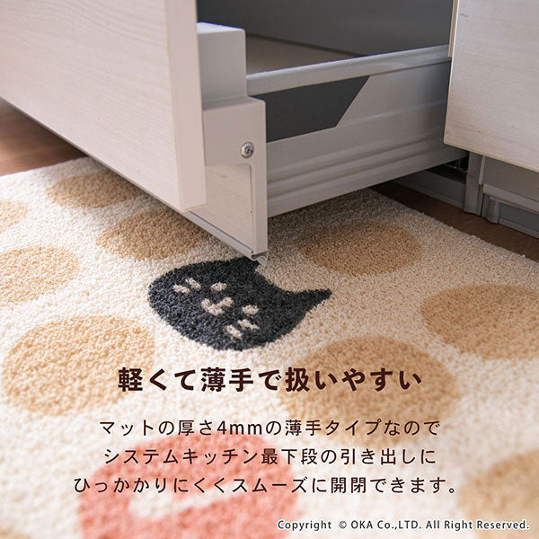 預購|日本製Rhythm cat長方形地墊