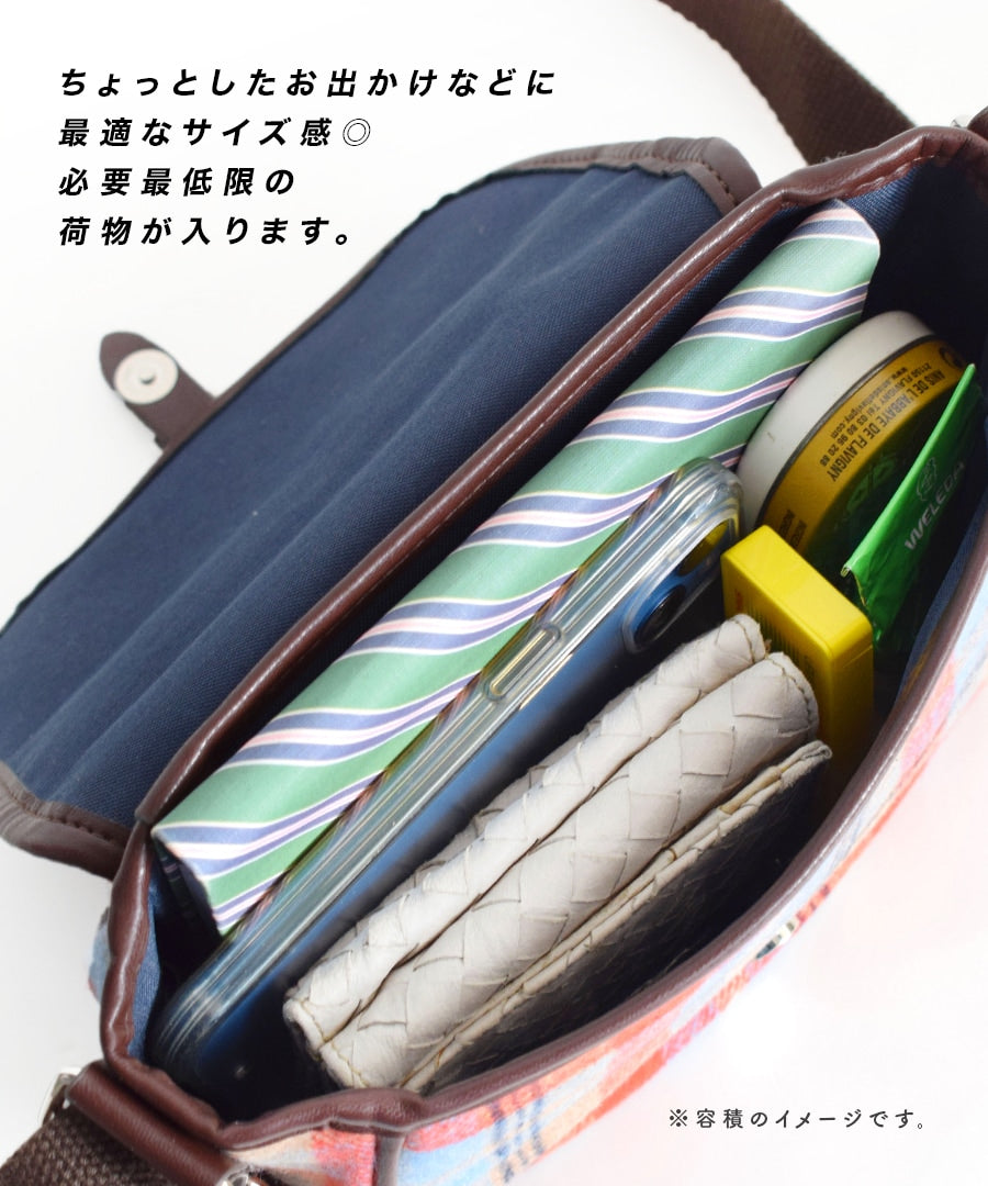 預購|anello ALYSSA 格仔小型斜孭袋