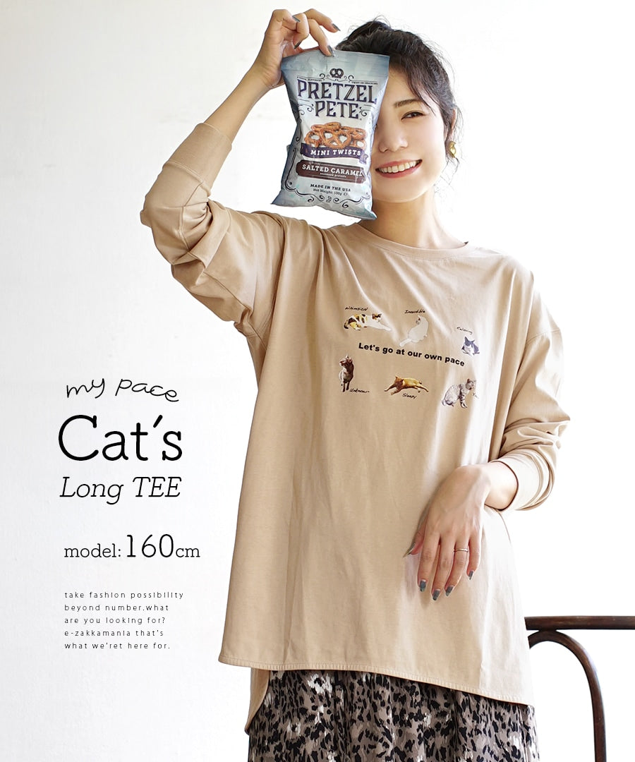 My Pace Cat's Long tee長䄂上衣