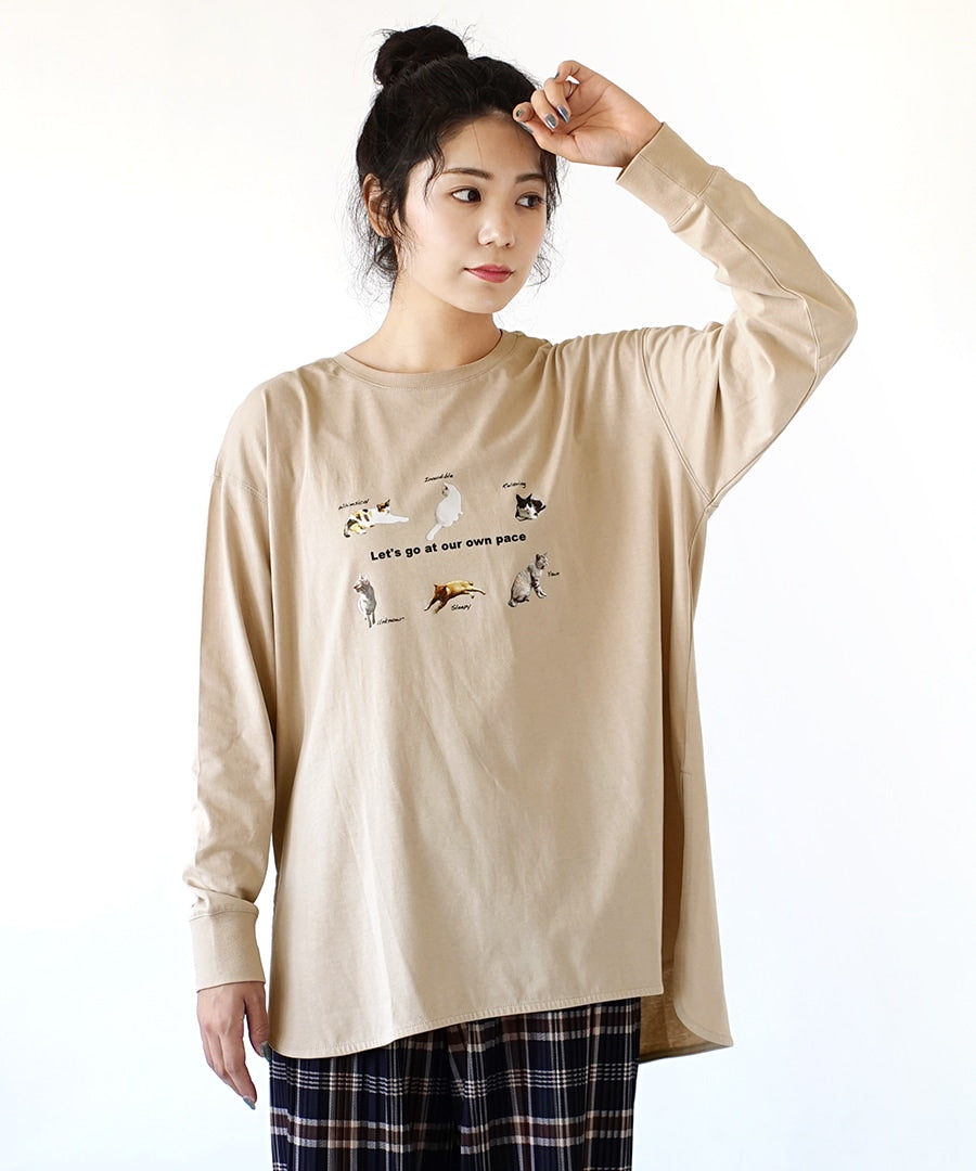 My Pace Cat's Long tee長䄂上衣
