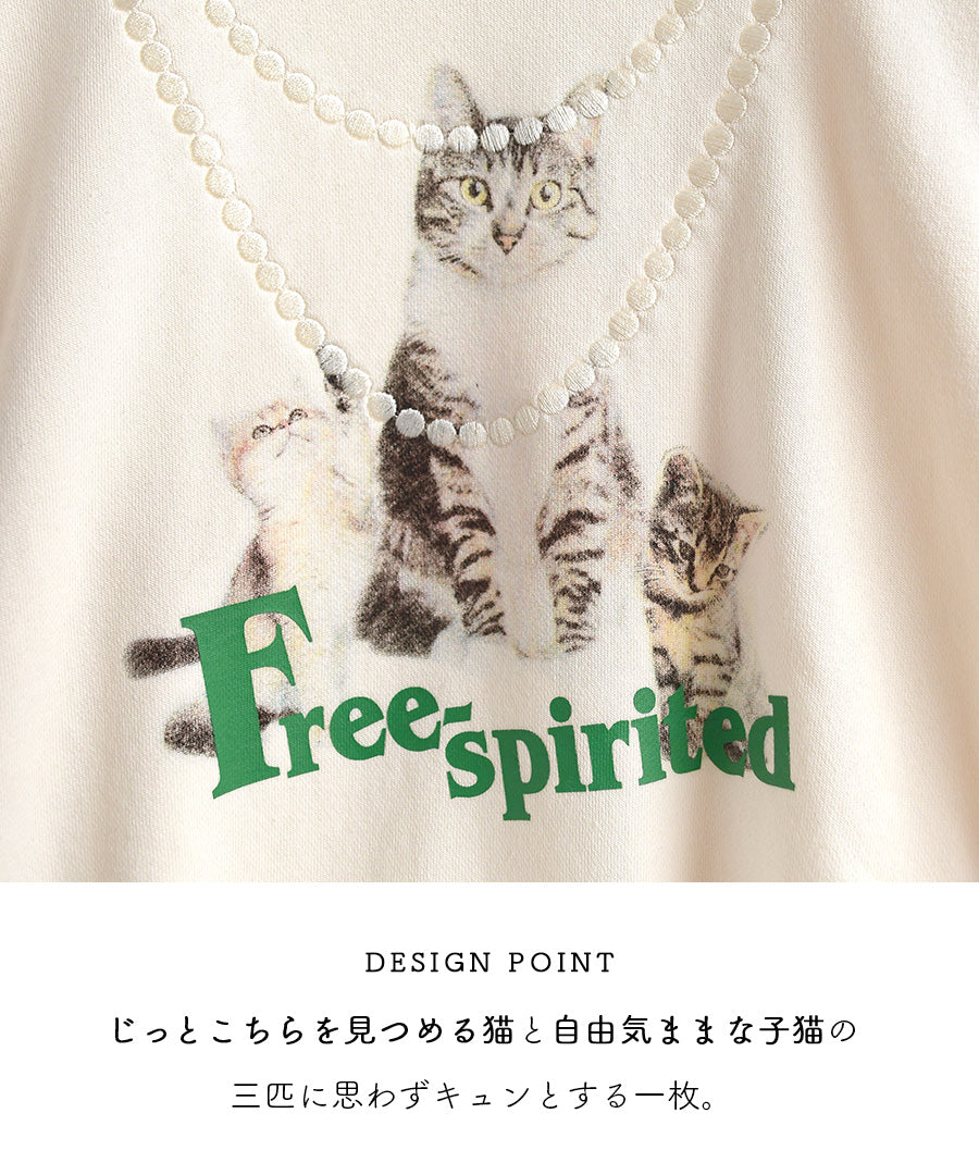 預購|Necklace cat圓領上衣
