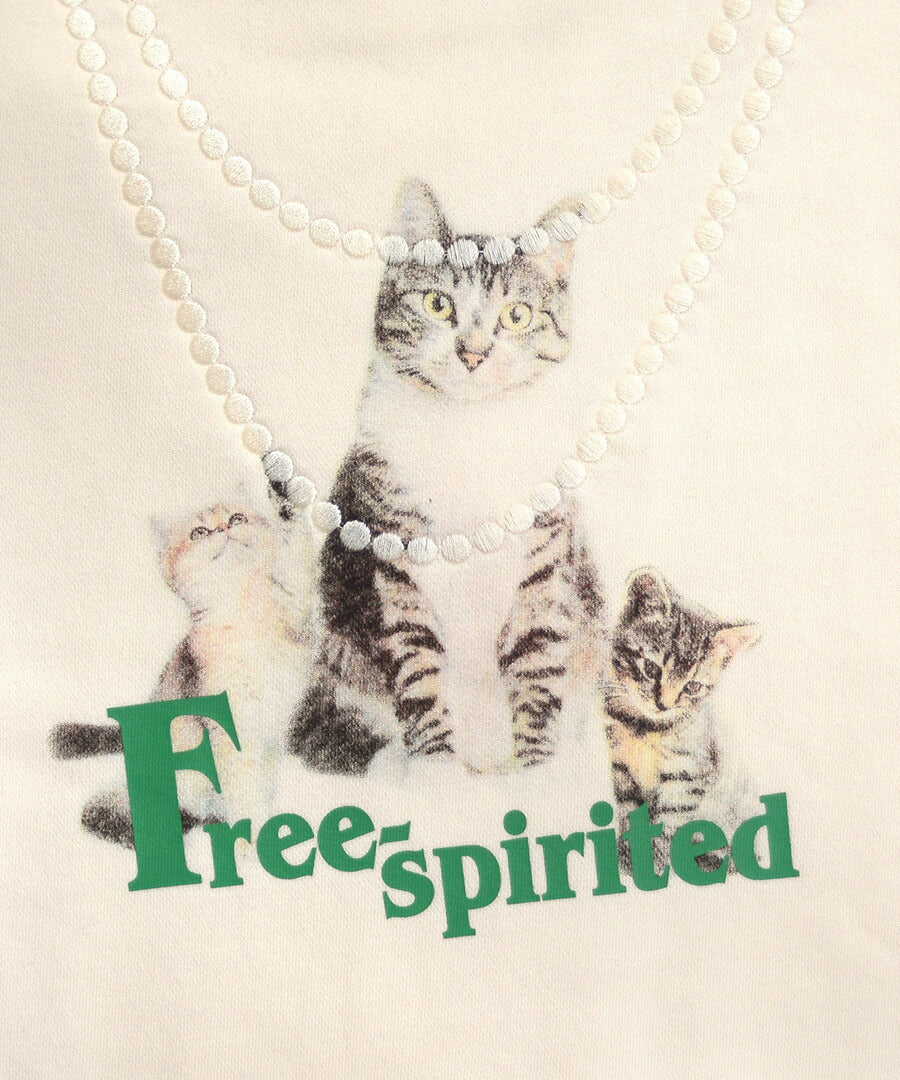 預購|Necklace cat圓領上衣