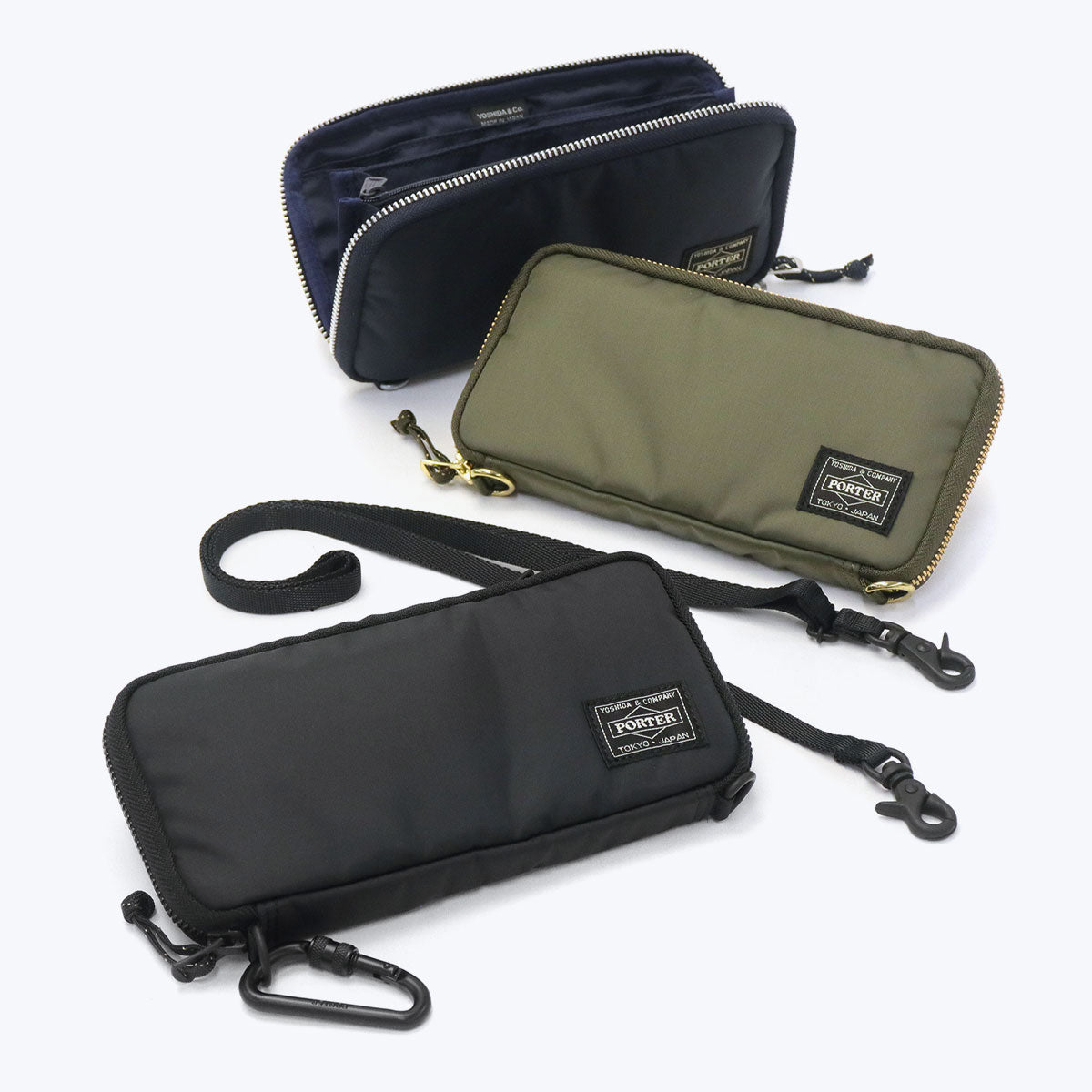 日本製PORTER LIBERTY斜孭長銀包
