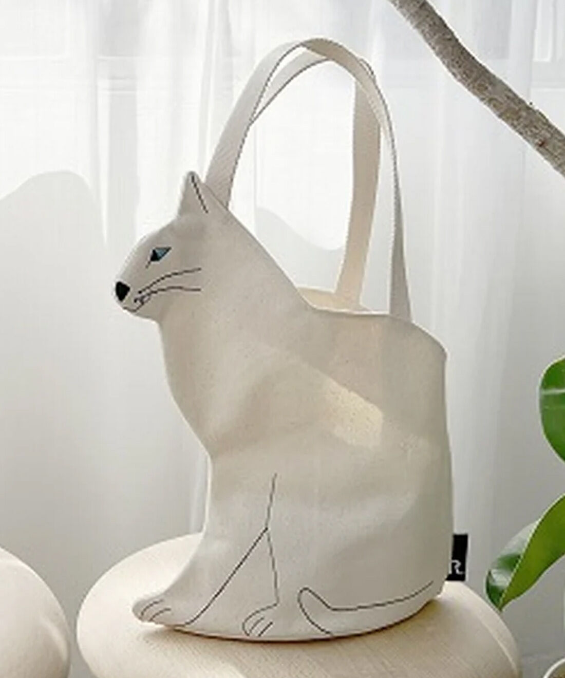 IEDIT SELECT 坐猫包 治愈系 猫咪 造型 手提 托特包