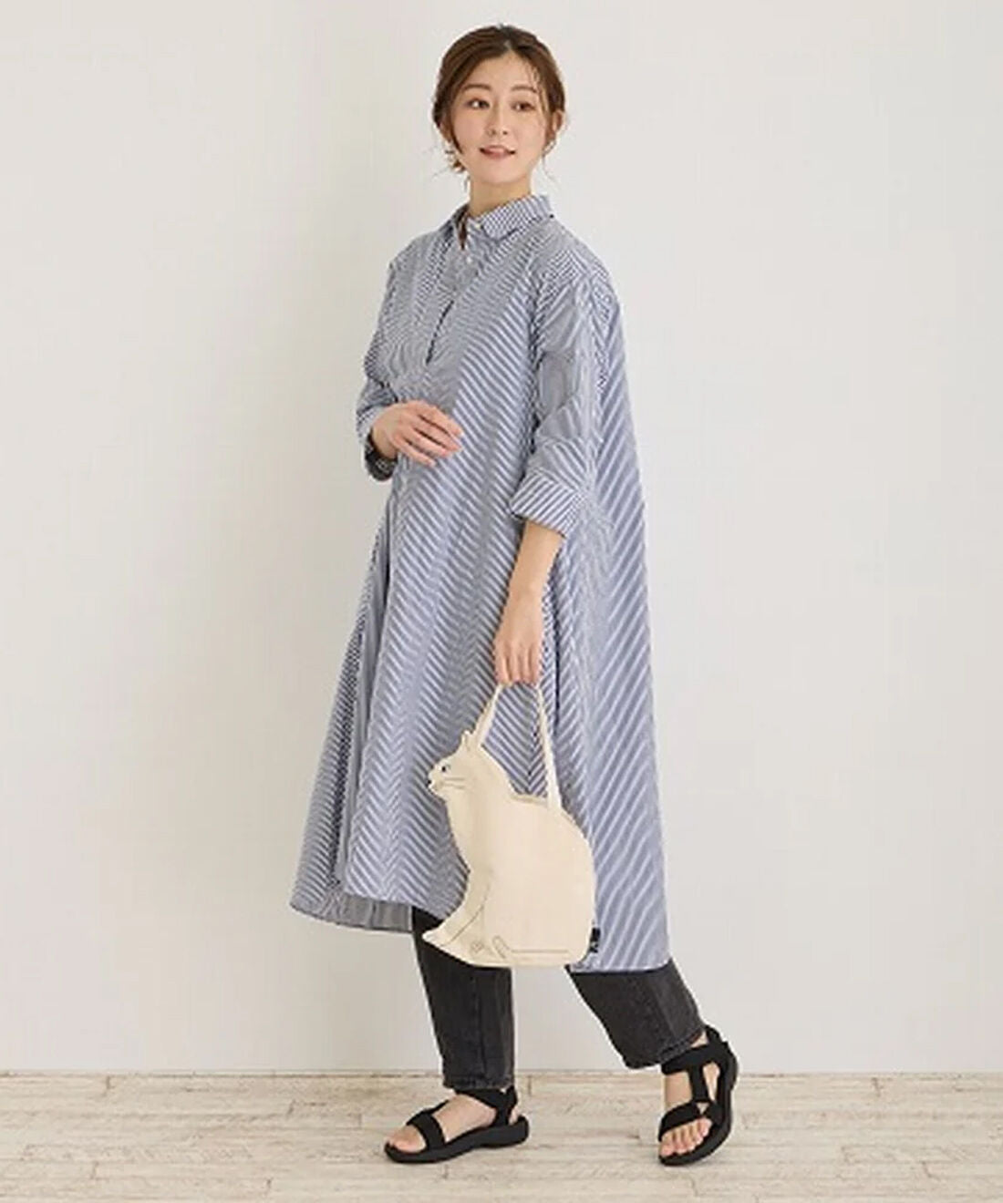 IEDIT SELECT 坐猫包 治愈系 猫咪 造型 手提 托特包