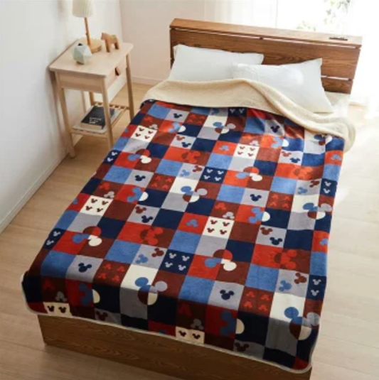 Disney 卡通圖案暖洋洋抓毛被 210x120cm