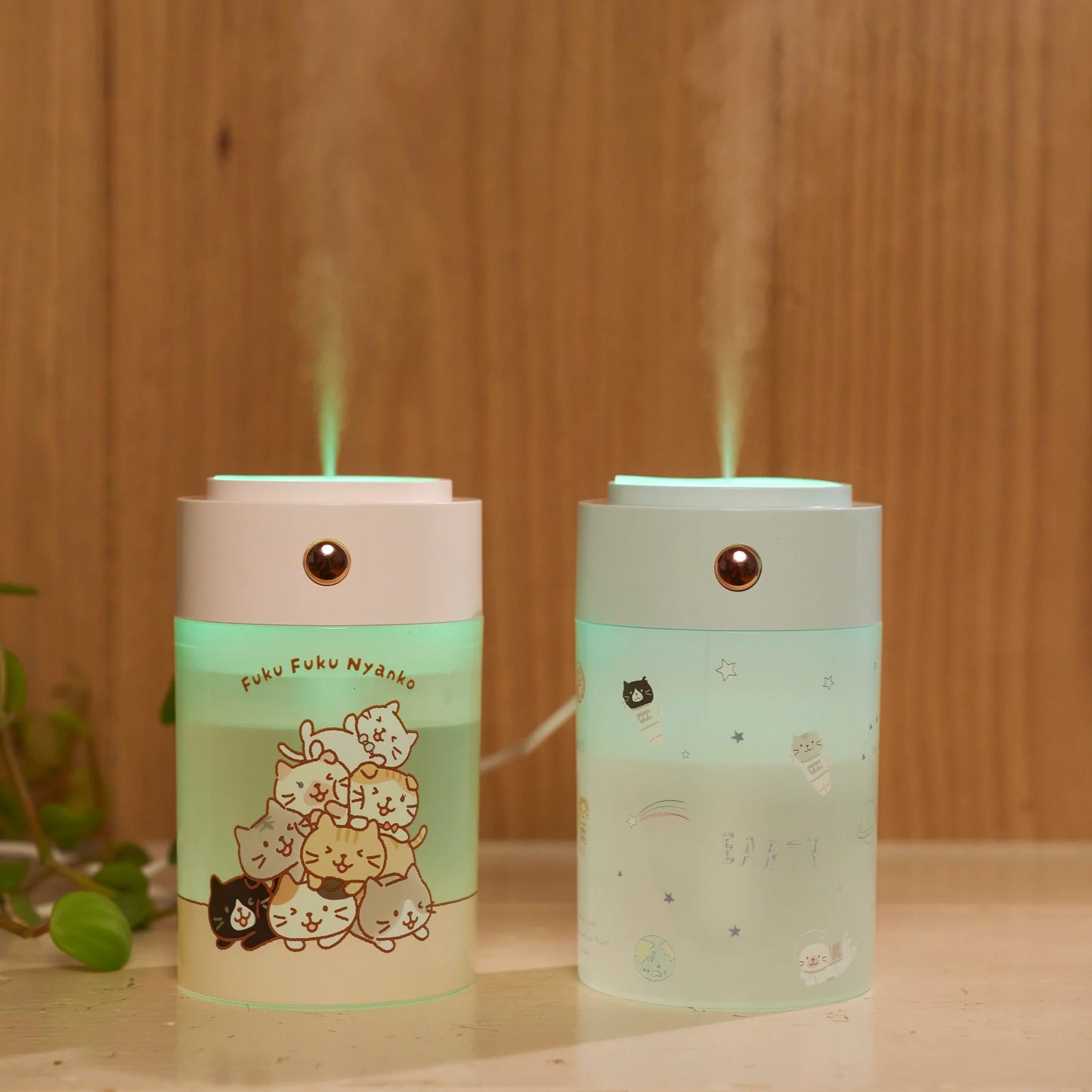 FukuFukuNyanko 超治癒夜光貓貓加濕器