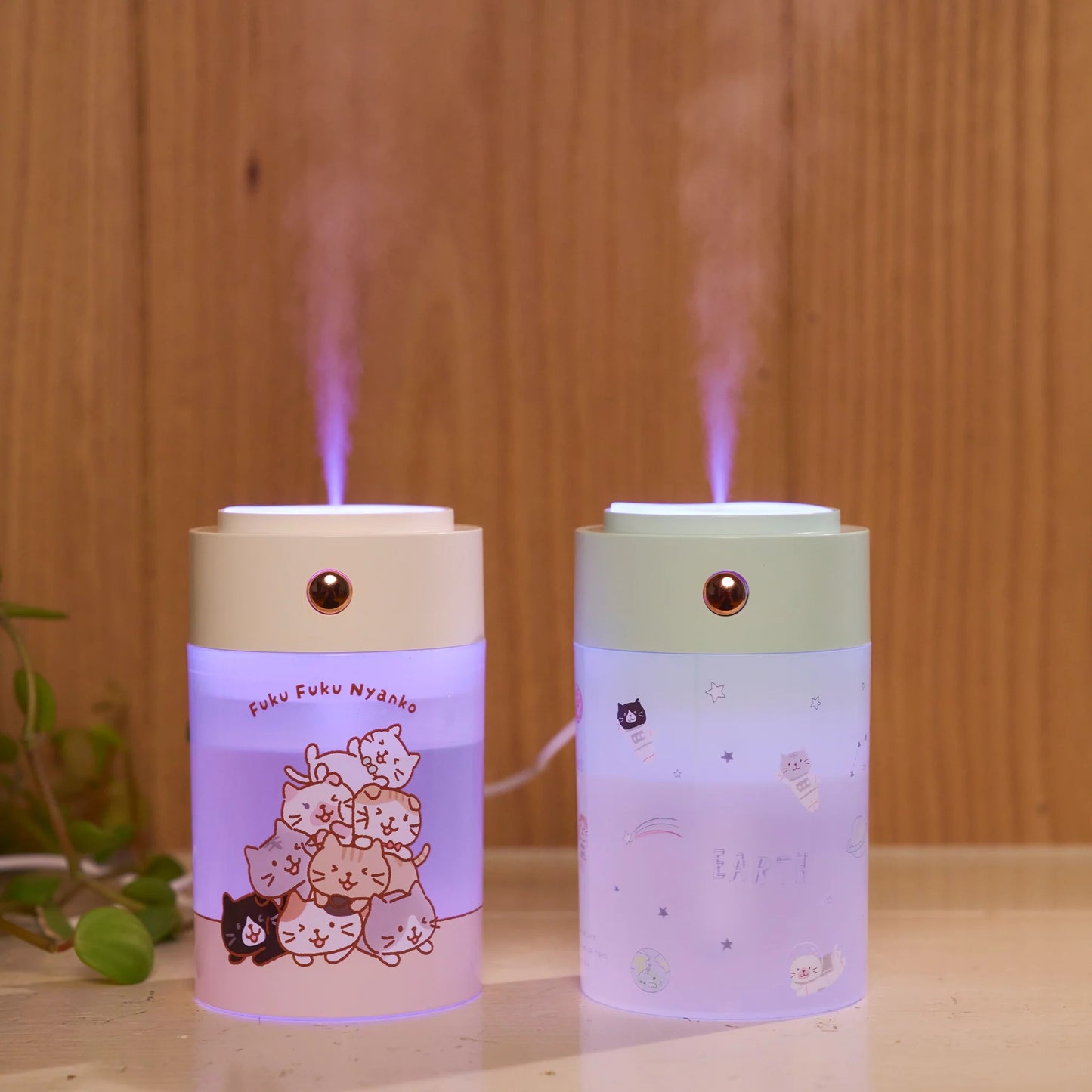 FukuFukuNyanko 超治癒夜光貓貓加濕器
