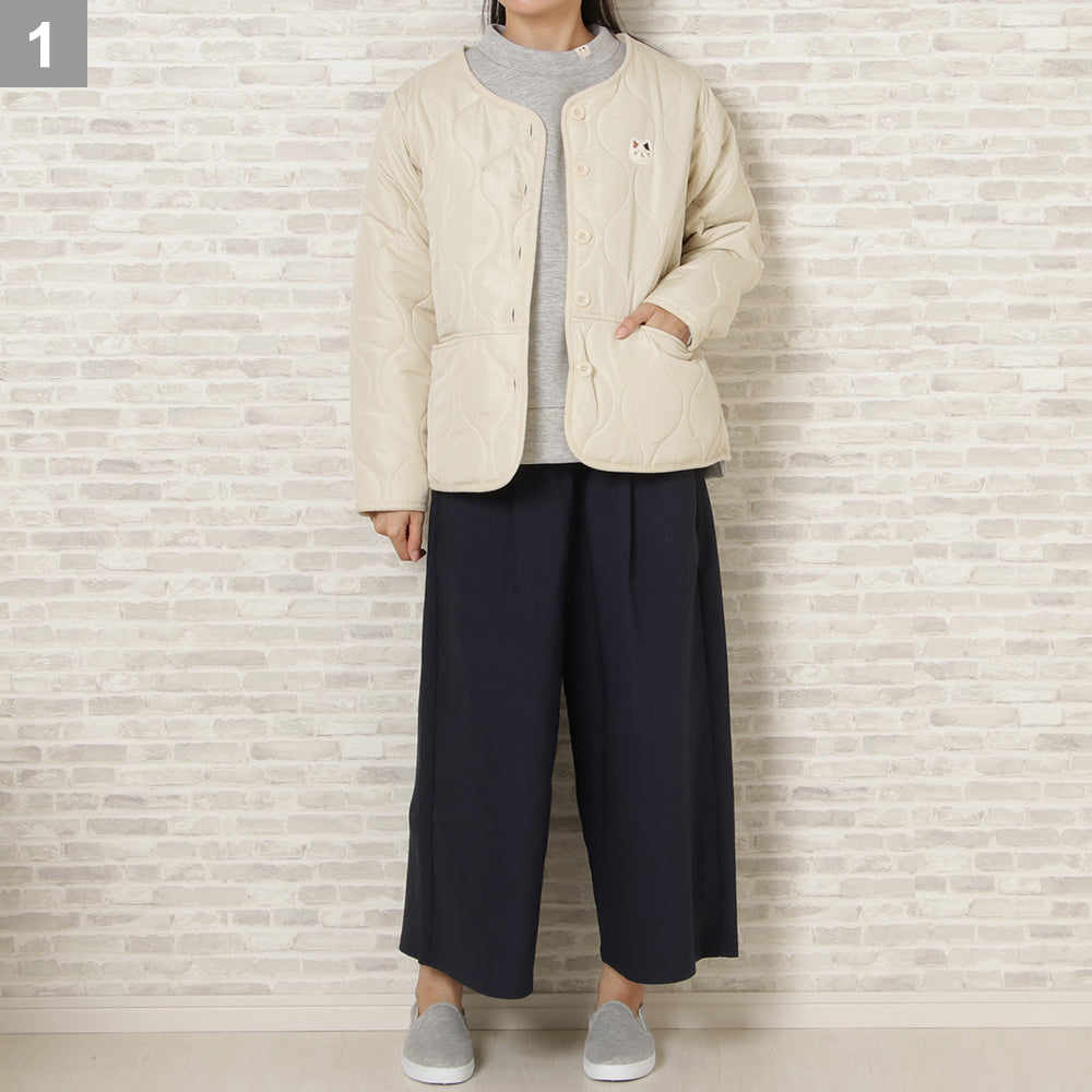 FukuFukuNyanko 貓貓圓領長袖毛毛外套