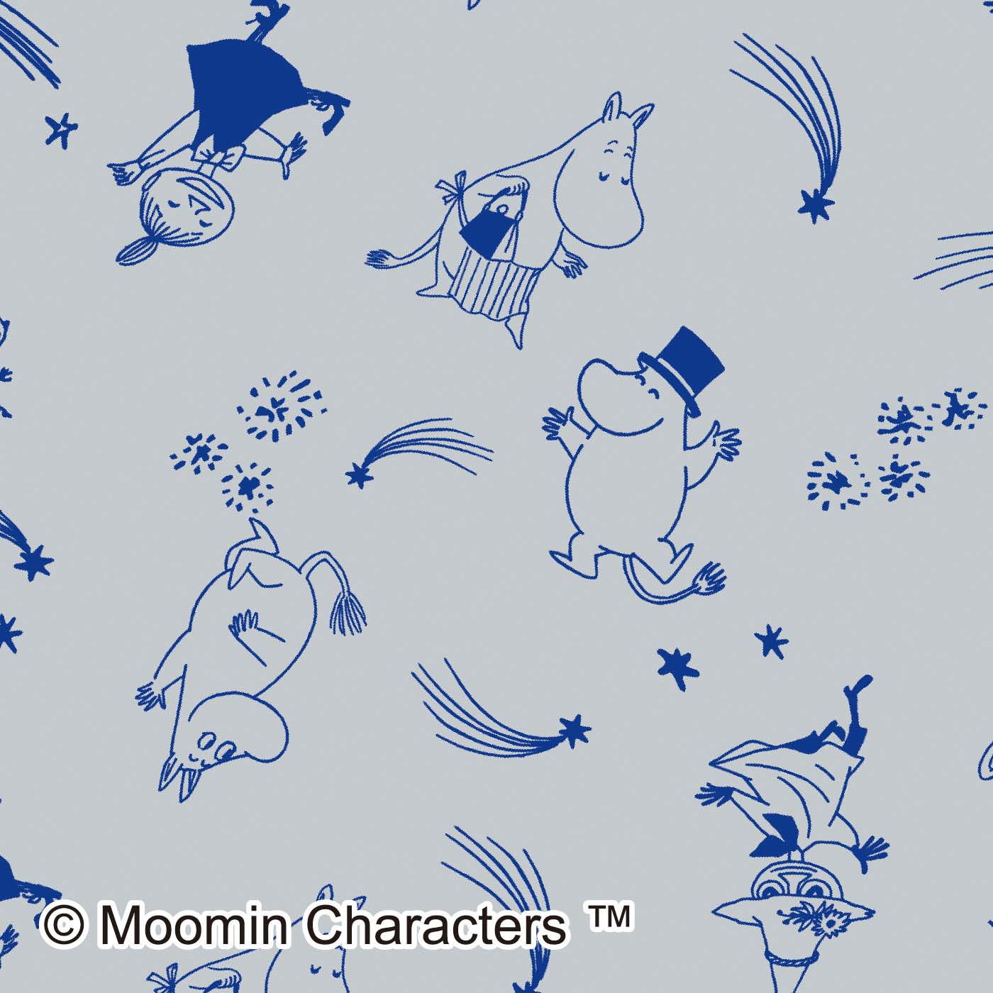 MOOMIN流星夜空皮革長銀包