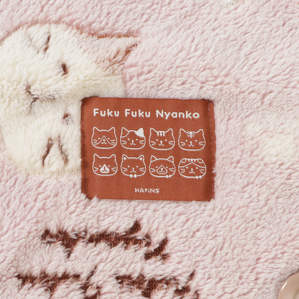 FukuFukuNyanko 貓貓超幼滑暖洋洋 3-WAYS小毛毯