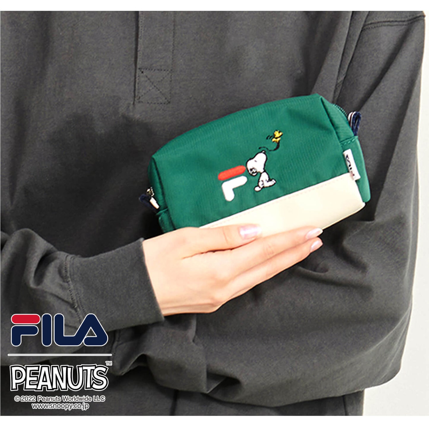 FILA x SNOOPY 多用途小型化妝袋